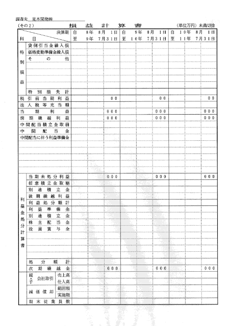 報告書見本13